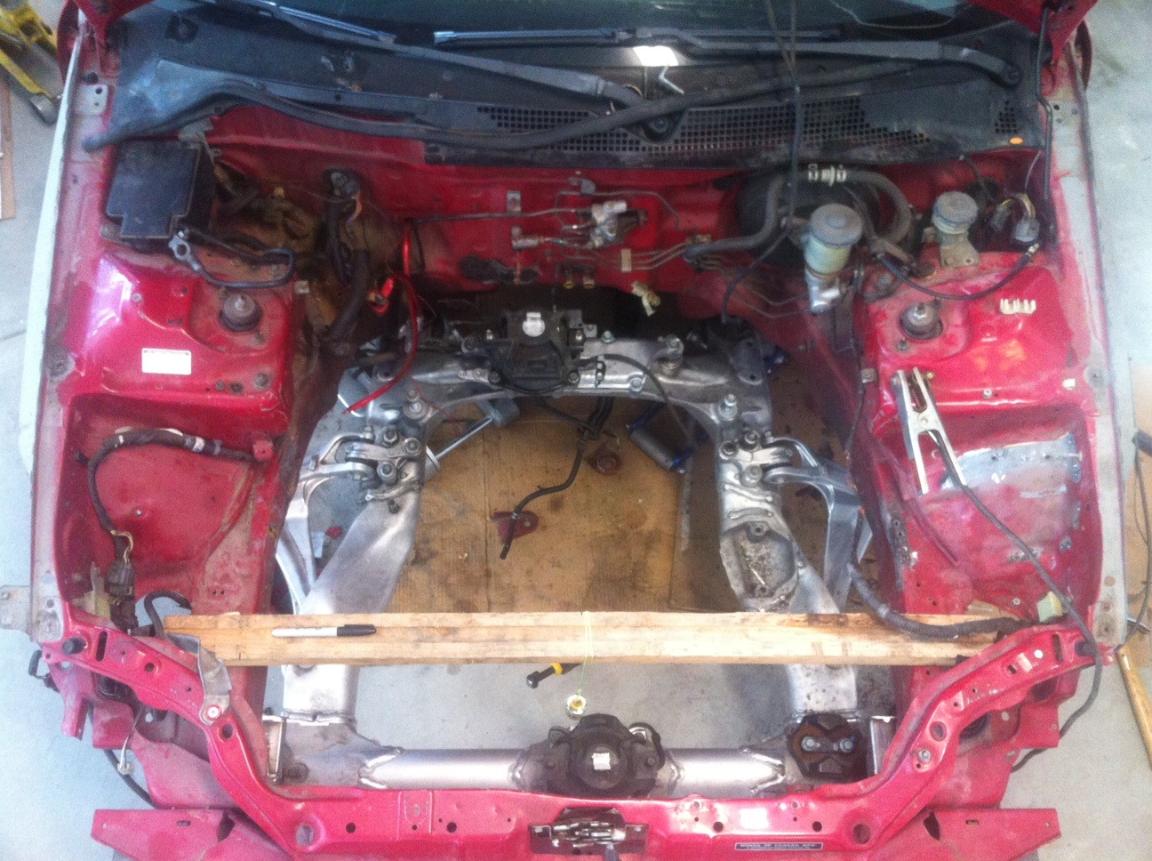 Subframe mounts for All Wheel Drive Honda Civic